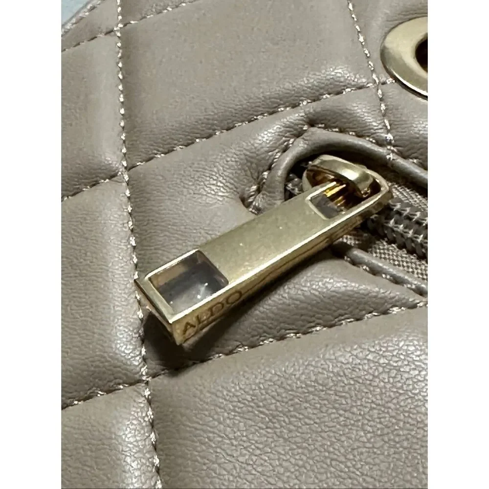 ALDO Quilted Shoulder Tote | Gold Chain Business Casual Handbag